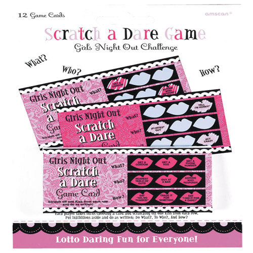 Party Balloon Scratch A Dare Party Game