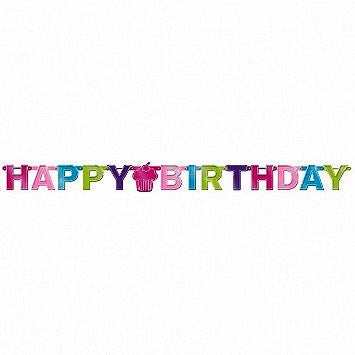 Party Balloon Happy Sweet Birthday Banner 