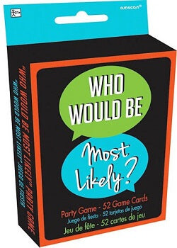 Party Balloon Novelty Card Game Most Likely