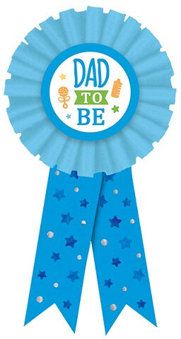 Party Balloons Dad-to-Be Award Ribbon