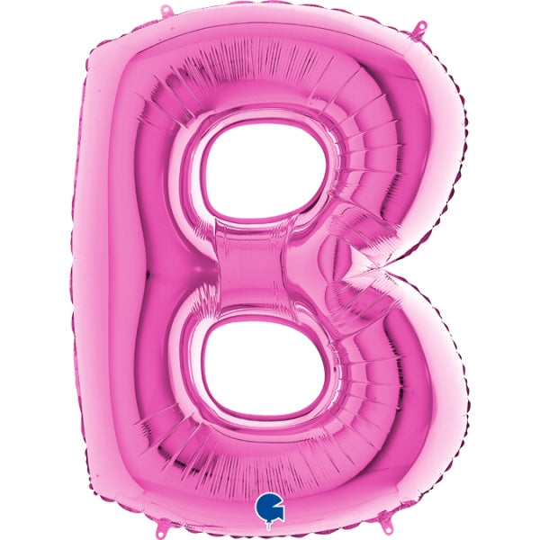 40" Pink Letter (B) Foil Balloon 