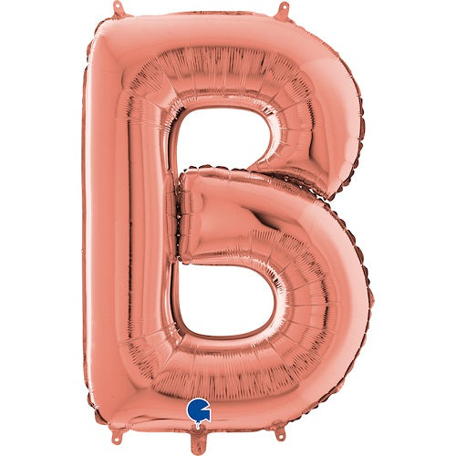 Party Balloon Rose Gold Letter (B) Foil Balloon 