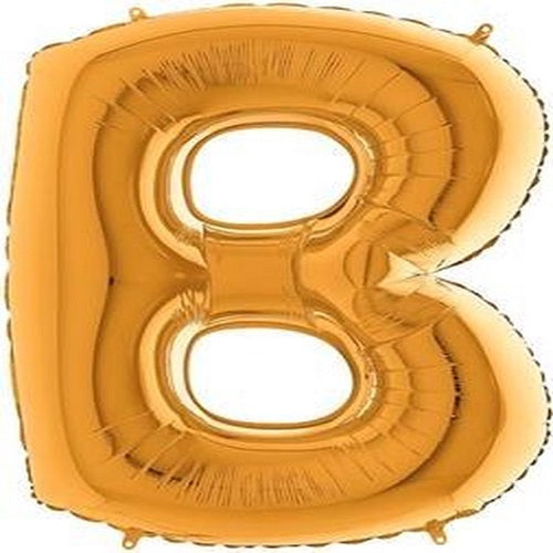 40" Gold Letter (B) Foil Balloon 