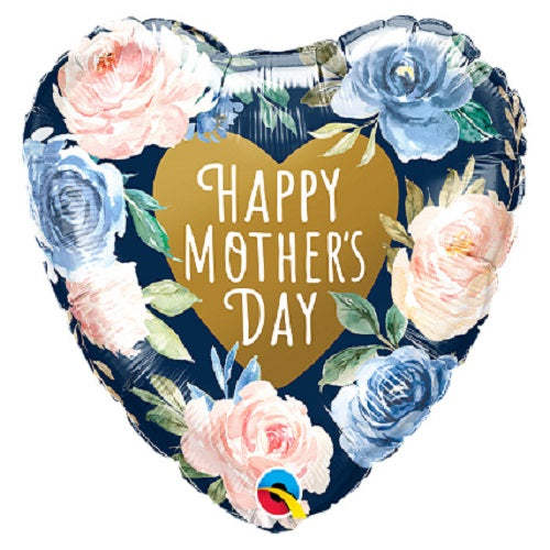 Party Balloon Happy Mothers Day Heart 18" Foil Balloon 