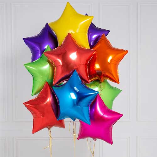 Party Balloons Colorful Birthday & Anniversary Balloon Bouquet