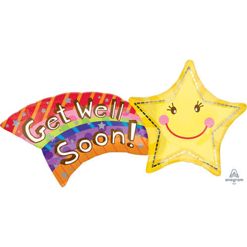 Party Balloon Get Well Shooting Star Balloon