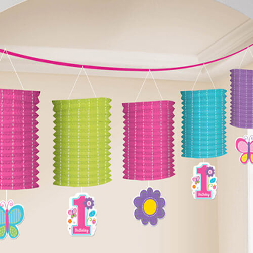 Party Balloon Sweet Birthday Girl Paper Lantern
