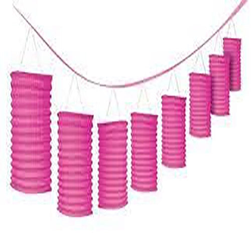 Party Balloons Bright Pink  Paper Lantern