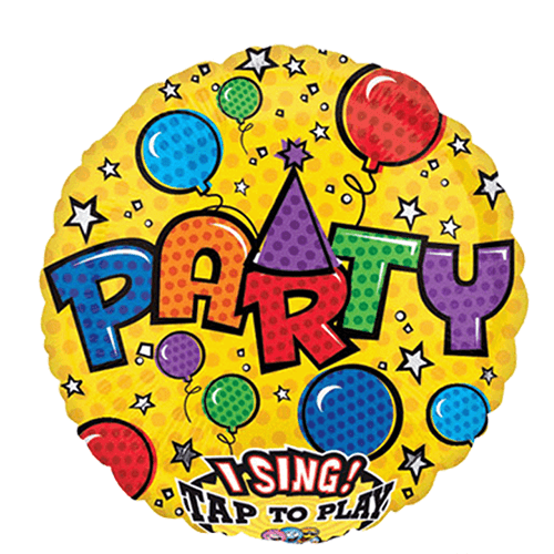 Party Balloon Sing A Tune Foil Balloon