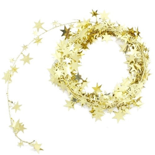 Party Balloons Gold Star Wire Garland