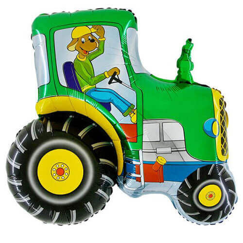 Party Balloon 36" Tractor Green Foil Balloon