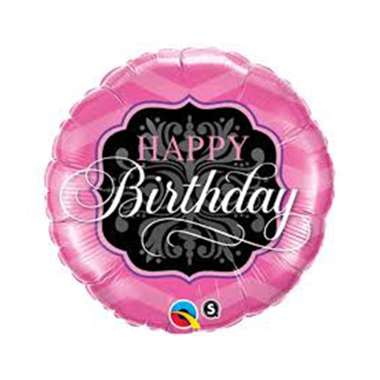 HAPPY BIRTHDAY PINK FOIL BALLOON 