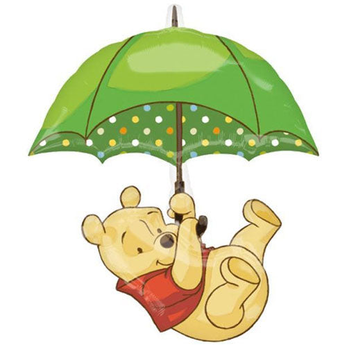 Party Balloon Winnie the Pooh Umbrella Balloon 
