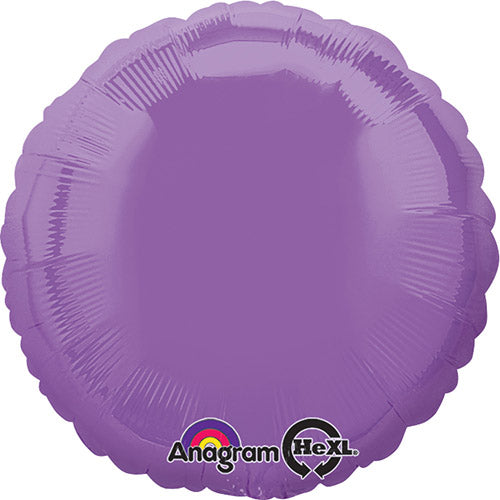 Party Balloon 18" Spring Lilac Purple Round Foil Balloon