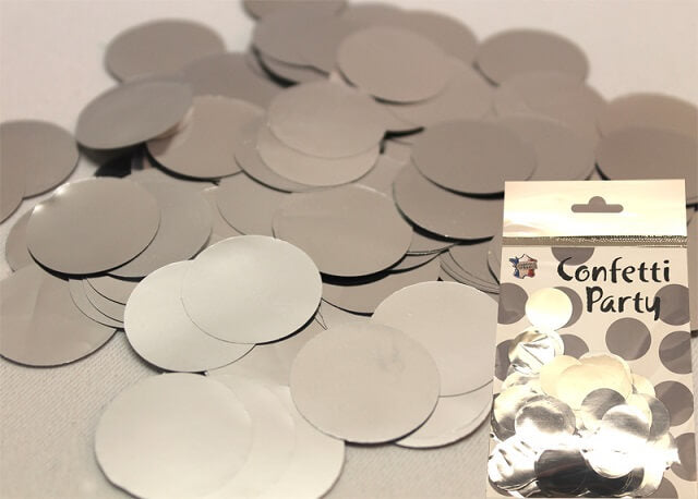 Silver Foil Confetti Sachet 15Grm.