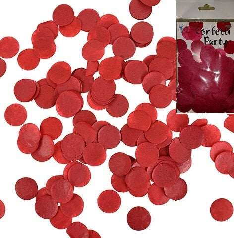Maroon Paper Confetti Sachet 15Grm.