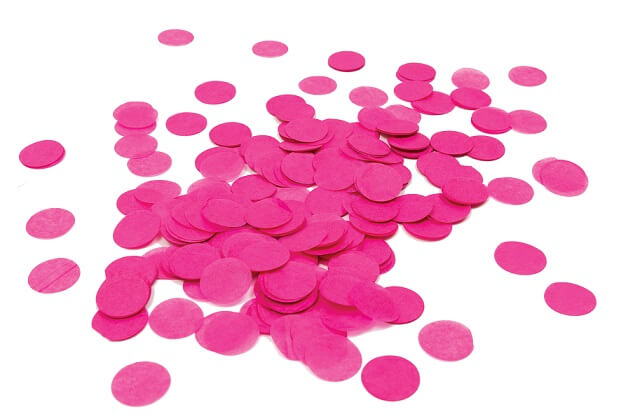 Party Balloon Fuschia Paper Confetti Sachet 15Grm.
