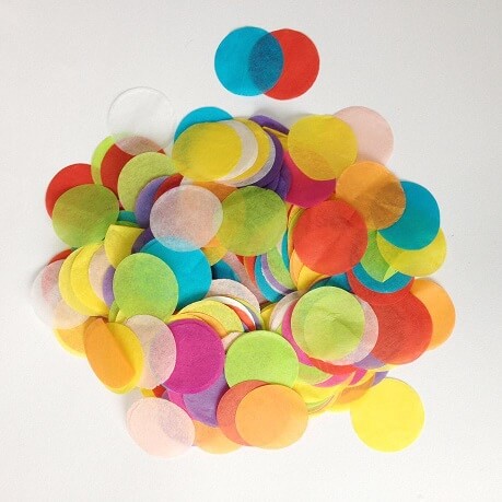 Party Balloons Multi Color Paper Confetti Sachet