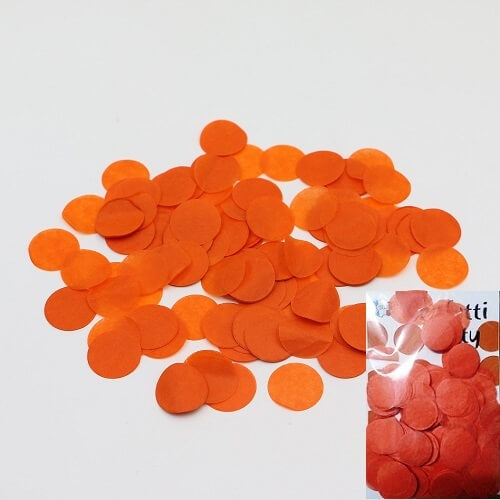 Party Balloon Orange Paper Confetti Sachet 15Grm.