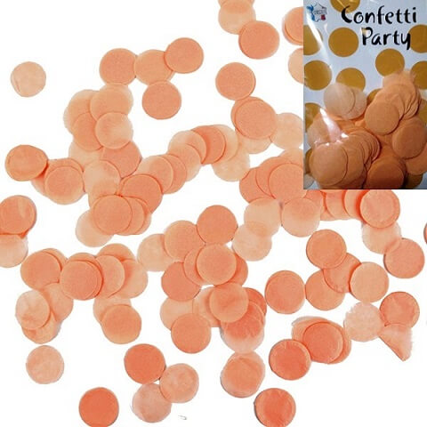 Party Balloon Peach Paper Confetti Sachet 15Grm.