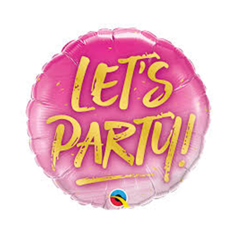 LET'S PARTY 18" FOIL BALLOON 