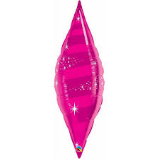 Party Balloon 38" Tapper Magenta Foil Balloon