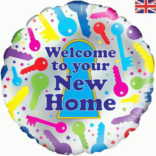 Party Balloon  Welcome To Your New Home 18" 