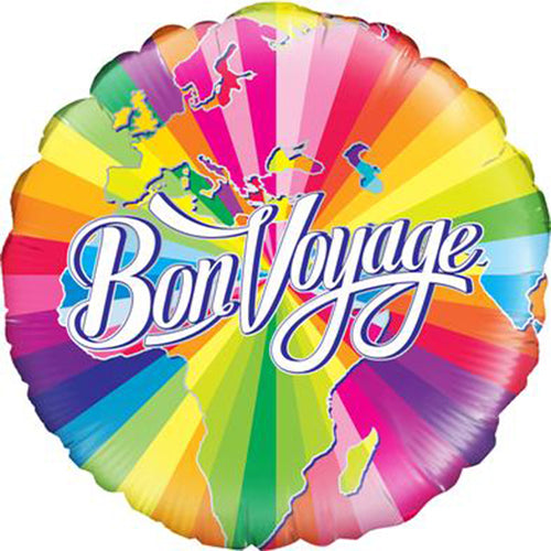 Party Balloon Oaktree 18" Bon Voyage