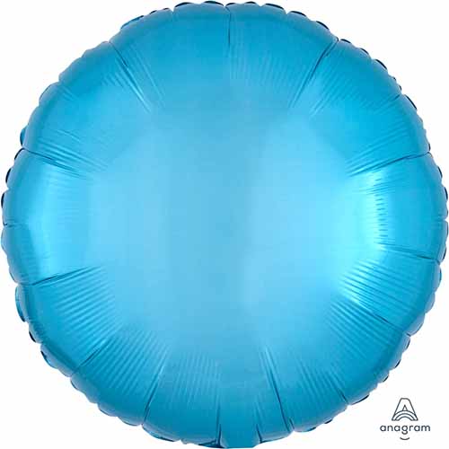 Party Balloon 18CI Hx Caribbean Blue Decorator S15