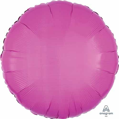 Party Balloon 18CI Hx Bright Bubble Gum Pink Dec S15