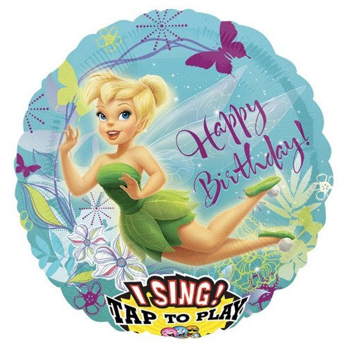 Party Balloon Tinker Bell Birthday Sing-A-Tune Foil Balloon