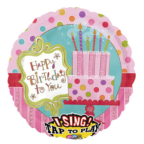 Party Balloon Happy Birthday To You Singing  Foil Balloon