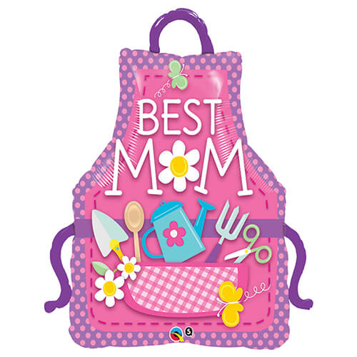 Party Balloon 41" Best Mom Apron Foil Balloon