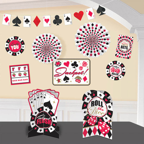 Party Balloon Casino Room Decoration Kit