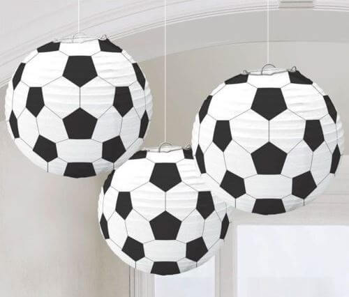 Party Balloon Soccer Ball Paper Lantern