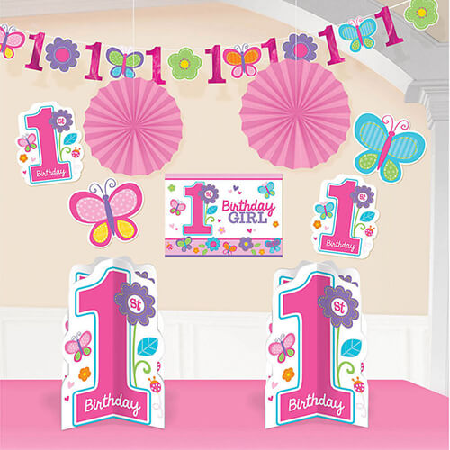 Party Balloon Sweet Birthday Girl Room Decoration Kit