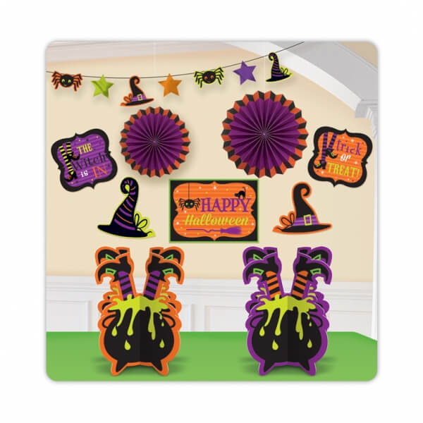 Party Balloon Witch Room Decorating Kit