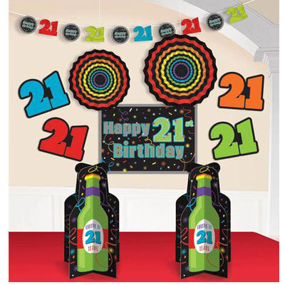 Party Balloon Brilliant B'day Room Decoration Kit