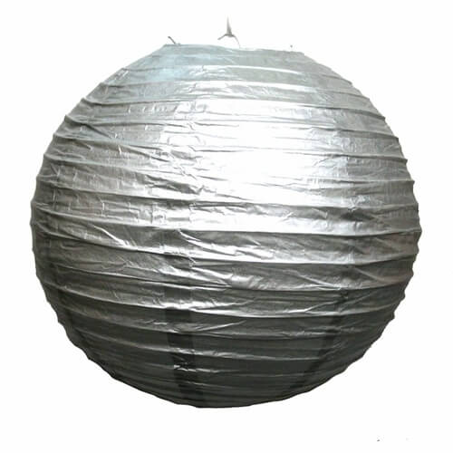 Party Balloon Silver Paper Lantern 