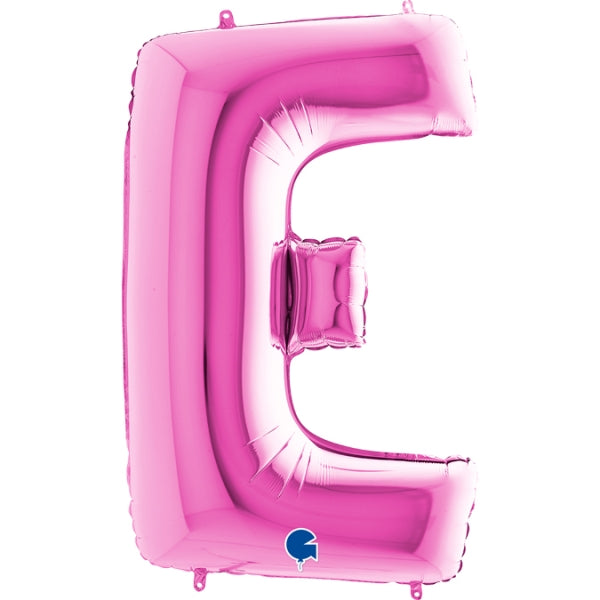 40" Pink Letter (E) Foil Balloon 