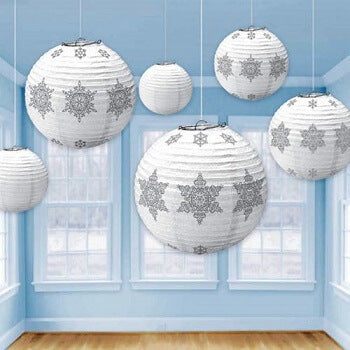 Party Balloon Winter Icon Paper Lantern