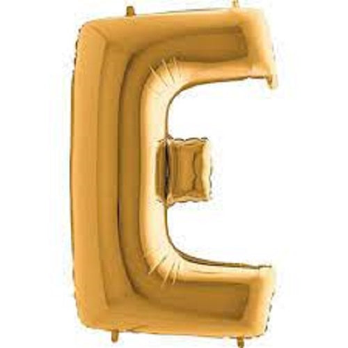 Party Balloon 40" Gold Letter (E) Foil Balloon 