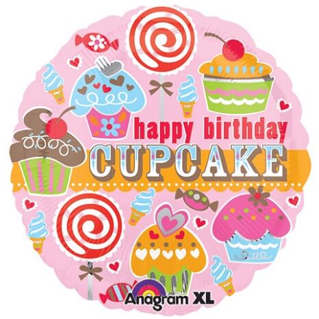 Party Balloon Birthday Sweet Cupcakes Foil Balloon