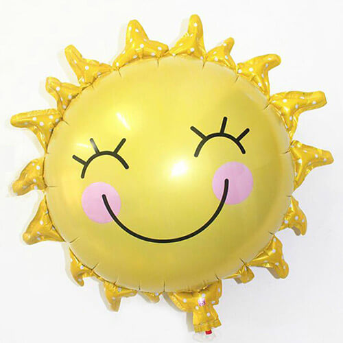 Party Balloon 28" Sunshine Sun Foil Balloon