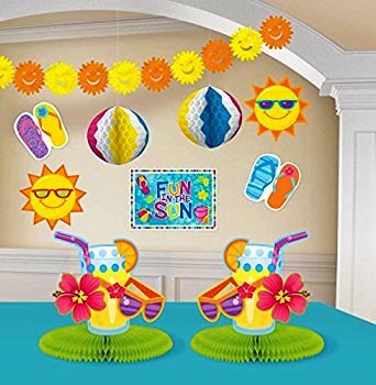 Party Balloon Fun In The Sun Room Decoration Kit 10pc.