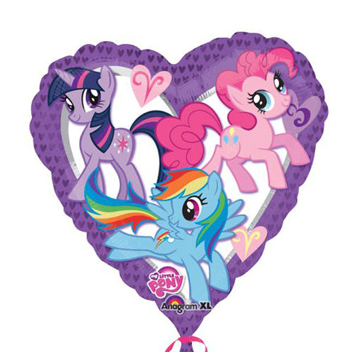 Party Balloon My Little Pony Heart Foil Balloon 18"