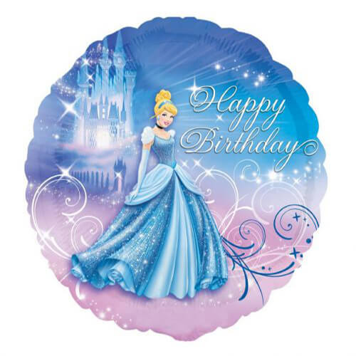 Party Balloon Cinderella Happy Birthday Foil Balloon S60