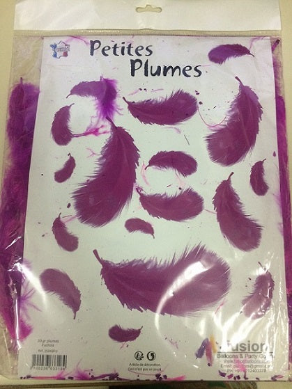 Party Balloon Fuchsia Pink Feathers Confetti Sachet 20Grms.