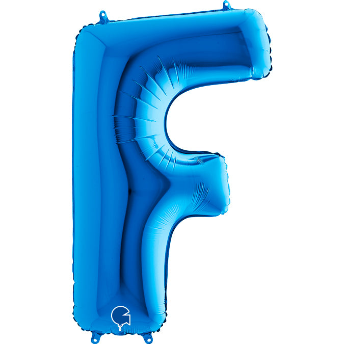 40" Blue Letter (F) Foil Balloon 