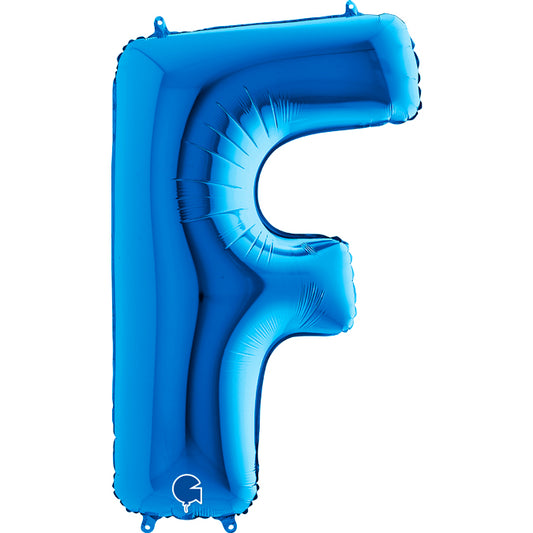40" Blue Letter (F) Foil Balloon 